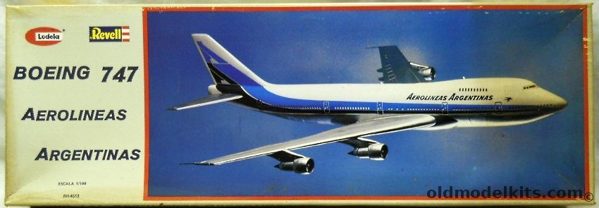 Revell 1/144 Boeing 747 Aerolineas Argentinas Jumbo Jet - Lodela, RH4513 plastic model kit